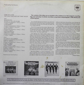 The Clancy Brothers & Tommy Makem: Home Boys Home LP (Käyt)