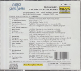 Erich Kunzel: Classics Of The Silver Screen CD (Käyt)