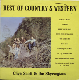 Clive Scott & The Skywegians: Best Of Country & Western LP (Käyt)