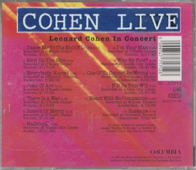 Leonard Cohen: Cohen Live - Leonard Cohen In Concert CD (Käyt)