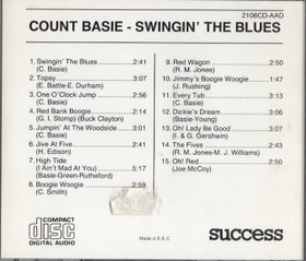 Count Basie: Swingin' The Blues CD (Käyt)