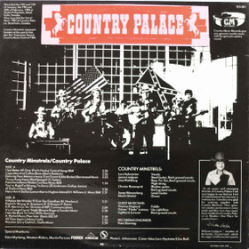 Country Minstrels : Country Palace LP (Käyt)