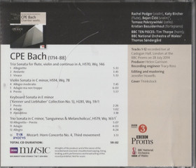 CPE Bach: Chamber Works CD (Käyt)