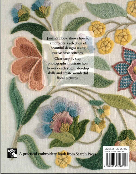 Jane Rainbow: Beginner's Guide to Crewel Embroidery K4 (Käyt)