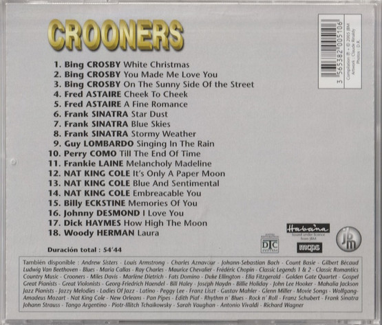 V/A: Crooners - Original Recordings CD (Käyt)