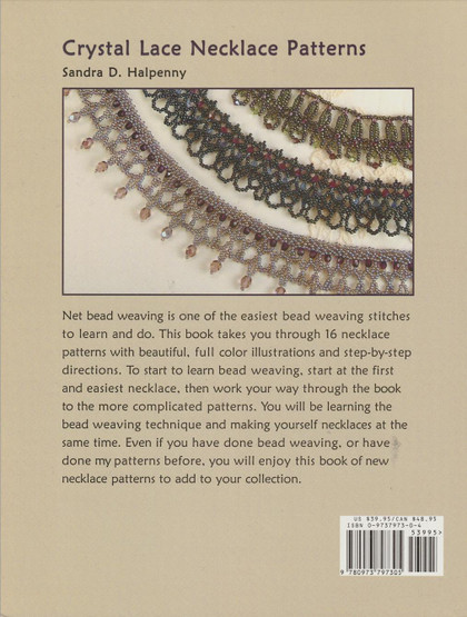 Sandra D. Halpenny: Crystal Lace Necklace Patterns K3 (Käyt)