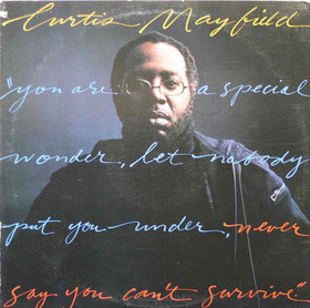 Curtis Mayfield: Never Say You Can't Survive LP (Käyt)