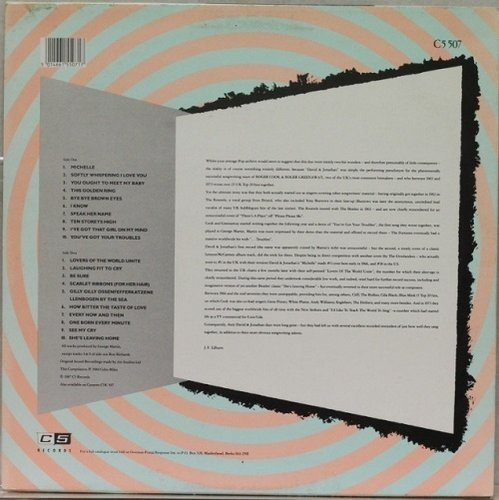 David And Jonathan: The Very Best Of David And Jonathan LP (Käyt)