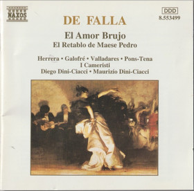 De Falla / I Cameristi: El Amor Brujo CD (Käyt)