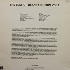 Deanna Durbin: The Best Of Deanna Durbin Vol. 2. LP (Käyt)