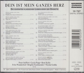 V/A: Dein ist mein ganzes Herz CD (Käyt)
