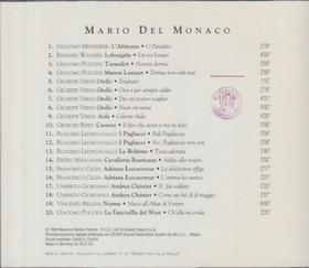 Mario Del Monaco: Grandi Voci Alla Scala CD (Käyt)