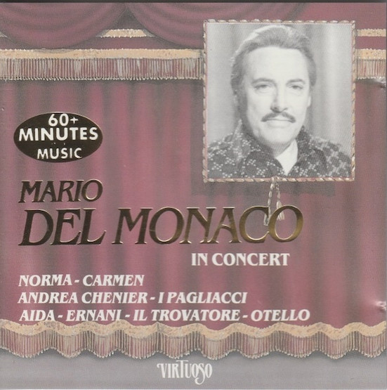 Mario Del Monaco In Concert CD (Käyt)