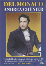 Del Monaco / Stella / Taddei / Questa: Andrea Chénier DVD (Käyt)