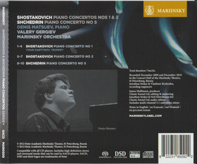Shostakovich/ Shchedrin / Matsuev / Gergiev: Piano Concertos CD (Käyt)