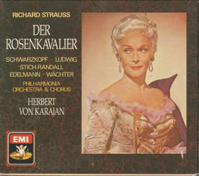 R. Strauss / Schwarzkopf / von Karajan: Der Rosenkavalier 3CD Box Käyt