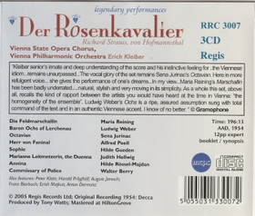 Richard Strauss / Erich Kleiber: Der Rosenkavalier 3CD (Käyt)