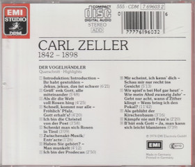 Zeller / Holm / Boskovsky: Der Vogelhändler (Highlights) CD (Käyt)