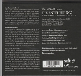 René Jacobs: Die Entführung Aus Dem Serail 2CD Box (Käyt)