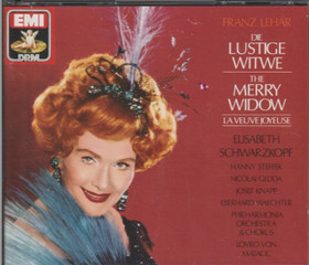 Lehár / Schwarzkopf / Von Matacic: Die Lustige Witwe 2CD Box (Käyt)