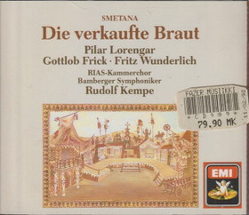 Smetana / Rudolf Kempe: Die Verkaufte Braut 2CD (Käyt)