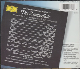 Mozart / Lear / Peters / Otto / Böhm: Die Zauberflöte 2CD (Käyt)