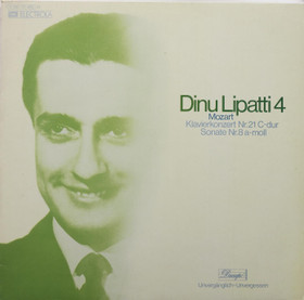 Dinu Lipatti 4: Mozart - Klavierkonzert Nr. 21 C-Dur LP (Käyt)