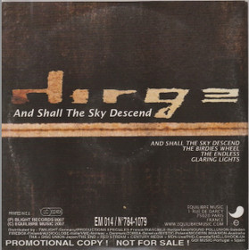 Dirge: And Shall The Sky Descend CD (Käyt. Promo)