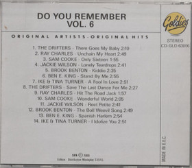V/A: Do You Remember Vol. 6. CD (Käyt)