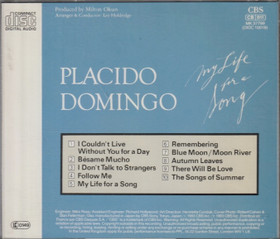Placido Domingo: My Life For A Song CD (Käyt)