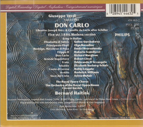 Verdi / Bernard Haitink: Don Carlo 3CD Box (Käyt)