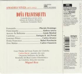 Vives / Plácido Domingo / Roa: Doña Francisquita 2CD Box (Käyt)