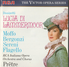 Donizetti / Moffo / Bergonzi / Prêtre: Lucia Di Lammermoor 2CD (Käyt)