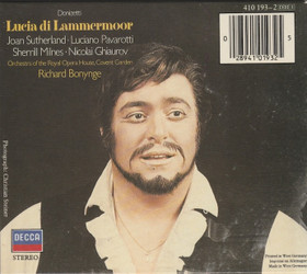 Donizetti / Sutherland / Pavarotti / Bonynge: Lucia Di Lammermoor 3CD 