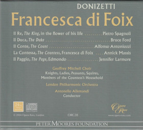 Donizetti /Massis /Larmore /Allemandi: Francesca Di Foix CD Box (Käyt)