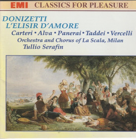 Donizetti / Carteri / Panerai / Serafin: L'elisir D'amore 2CD (Käyt)