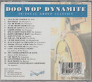 V/A: Doo Wop Dynamite 20 Vocal Group Classics CD (Mint)