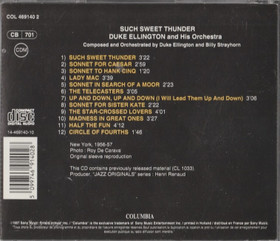 Duke Ellington And His Orchestra: Such Sweet Thunder CD (Käyt)
