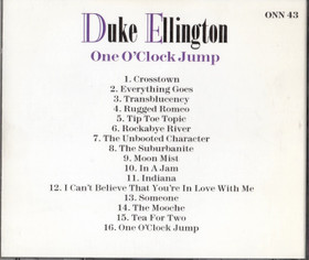 Duke Ellington: One O'Clock Jump CD (Käyt)