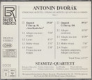 Dvořák / Stamitz-Quartett: Streichquoartette Vol. 1. CD (Käyt)