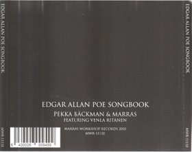 Pekka Bäckman & Marras: Edgar Allan Poe Songbook CD (Käyt)