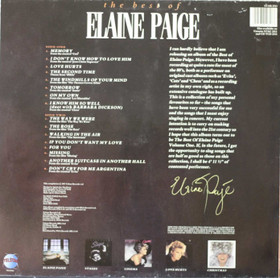 Elaine Paige: Best Of - Memories LP (Käyt)