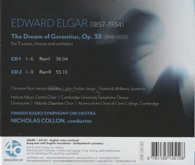 Elgar / Nicholas Collon: The Dream Of Gerontius 2CD (Käyt)