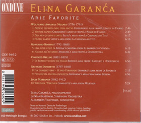 Elīna Garanča/ Alexandrs Vilumanis: Arie Favorite CD (Käyt)
