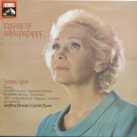 Elisabeth Schwarzkopf: Songs I Love LP (Käyt)