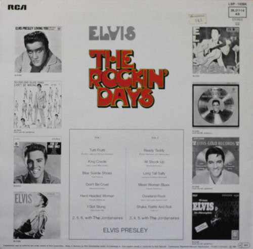 Elvis: The Rockin' Days LP (Käyt)