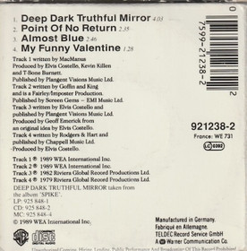 Elvis Costello: Deep Dark Truthful Mirror CD EP (Käyt)