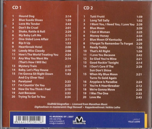 Elvis Presley: Maailman tähdet 2CD (Käyt)