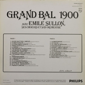 Emile Sullon: Grand Bal 1900 LP (Käyt)