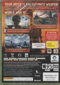 Tom Clancy's Endwar XB360 (Mint. Promo)